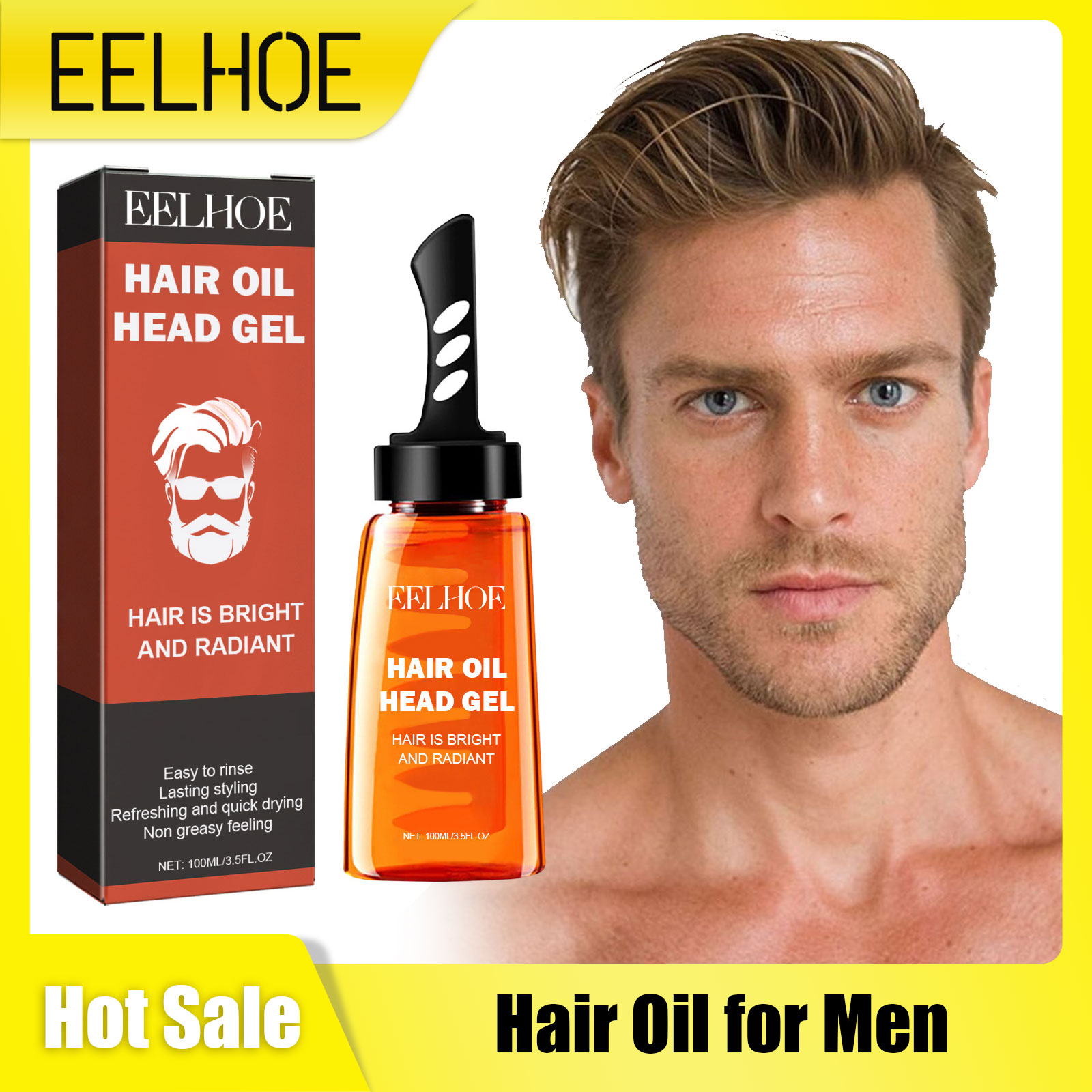 Hair Care Long Hair - EELHOE 2 in 1 프로페셔널 헤어