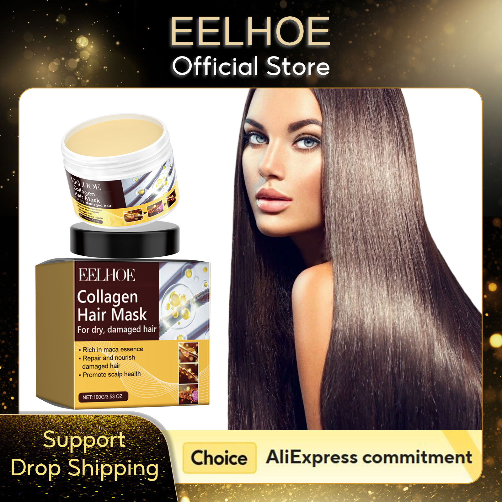 Hair Care With Protein - EELHOE 콜라겐 헤어 마스크, 매우 건조하고