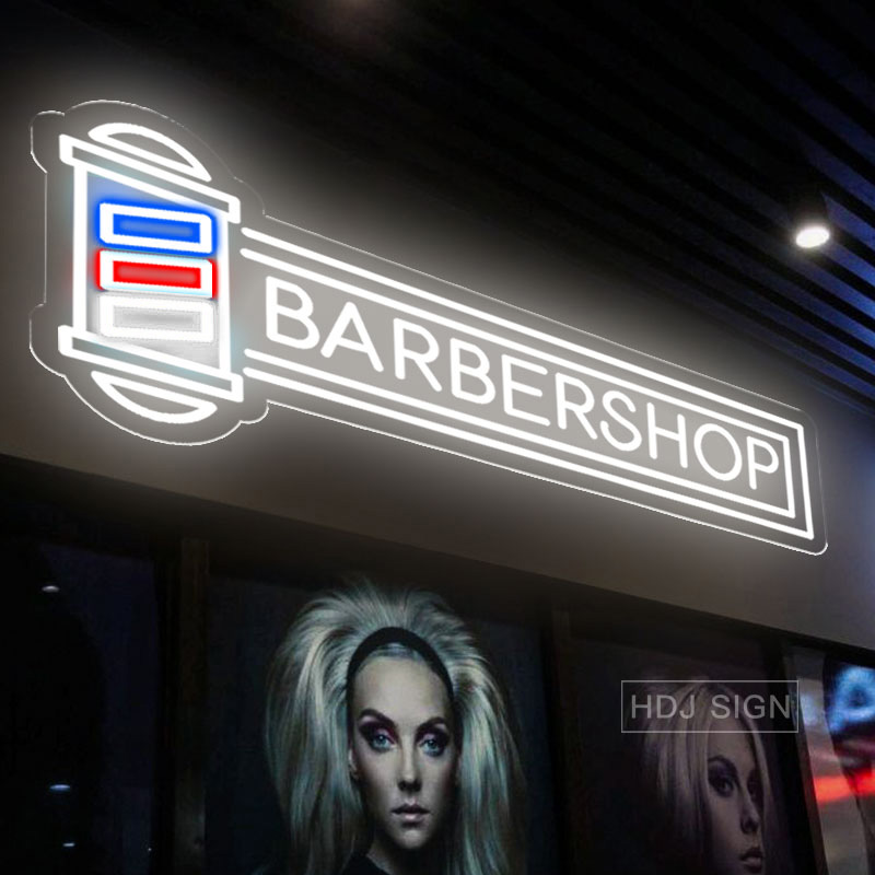 Hair Care Logo - 이발소용 맞춤형 LED 네온 사인, 미용실