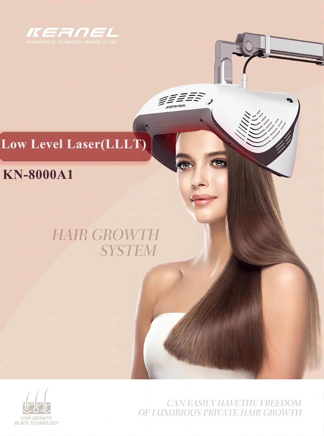 커널 레이저 모발 재생 기계 KN-8000A1 효과적인 - Hair Care China 리뷰 및 가격