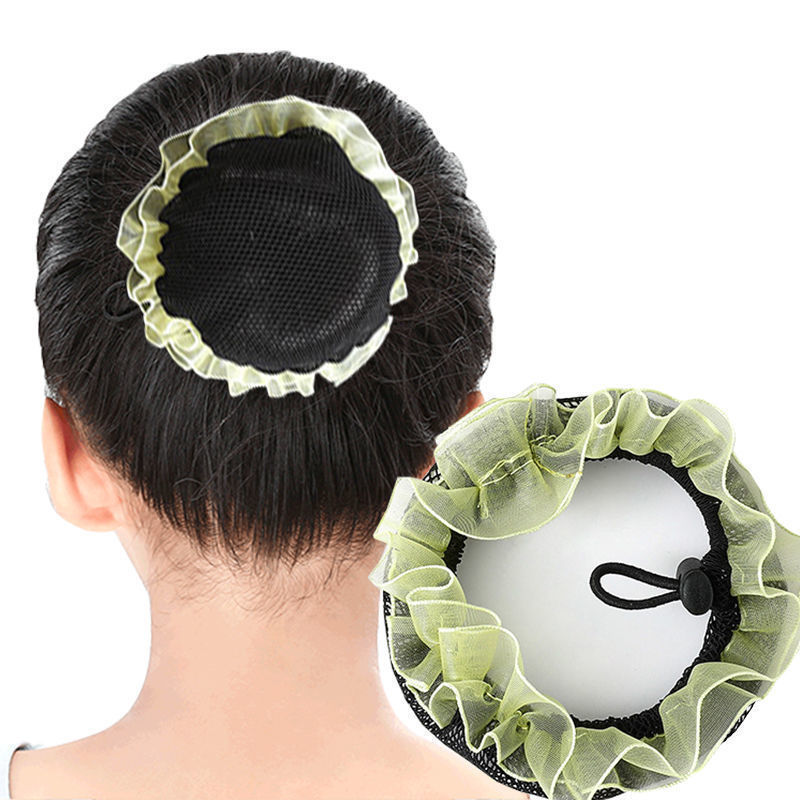 댄서 그레이딩 플레이트 헤어 네트 백 헤드 플라워, 보 - Hair Net Invisible 리뷰 및 가격