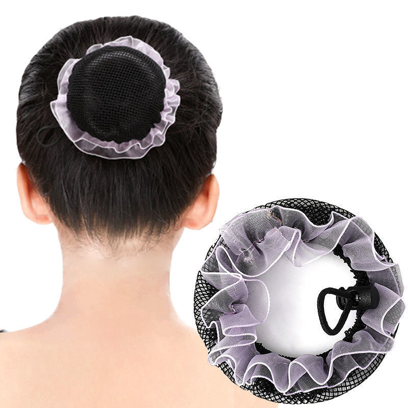 댄서 그레이딩 플레이트 헤어 네트 백 헤드 플라워, 보 - Hair Net Invisible 리뷰 및 가격