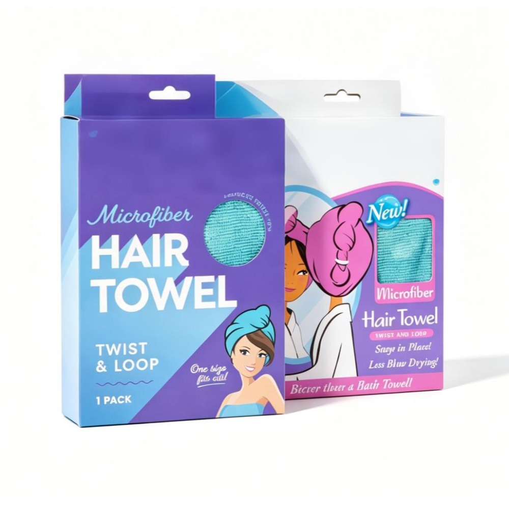 공작색 마이크로파이버 헤어 트위스트 타월 빠른 건조,  - Hair Turban Towel 리뷰 및 가격