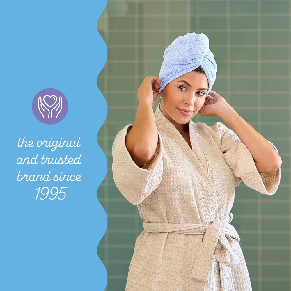 공작색 마이크로파이버 헤어 트위스트 타월 빠른 건조,  - Hair Turban Towel 리뷰 및 가격