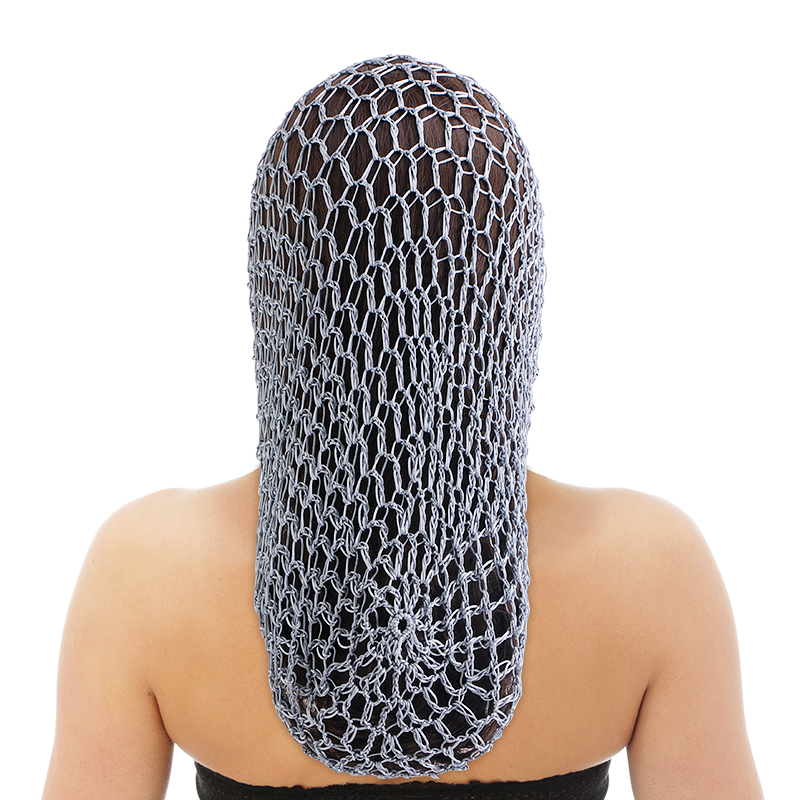 여성 크로 셰 뜨개질 머리 Snood 탄성 가장자리 긴 - Hair Care Long Hair 리뷰 및 가격