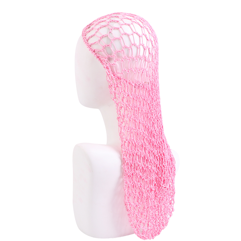 여성 크로 셰 뜨개질 머리 Snood 탄성 가장자리 긴 - Hair Care Long Hair 리뷰 및 가격