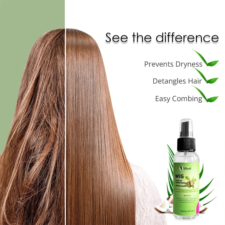 100ml 가발 케어 리브인 컨디셔너 스프레이 시어버터 - Hair Care China 리뷰 및 가격