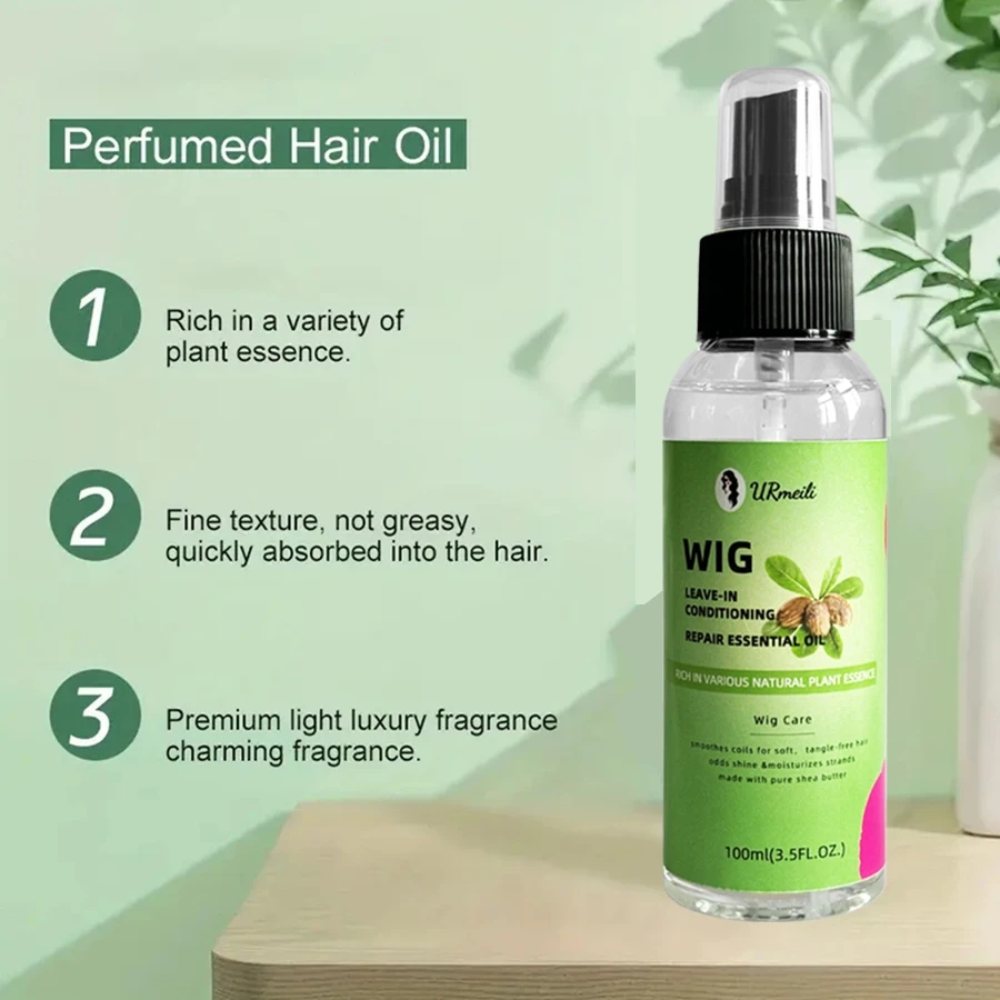 100ml 가발 케어 리브인 컨디셔너 스프레이 시어버터 - Hair Care China 리뷰 및 가격