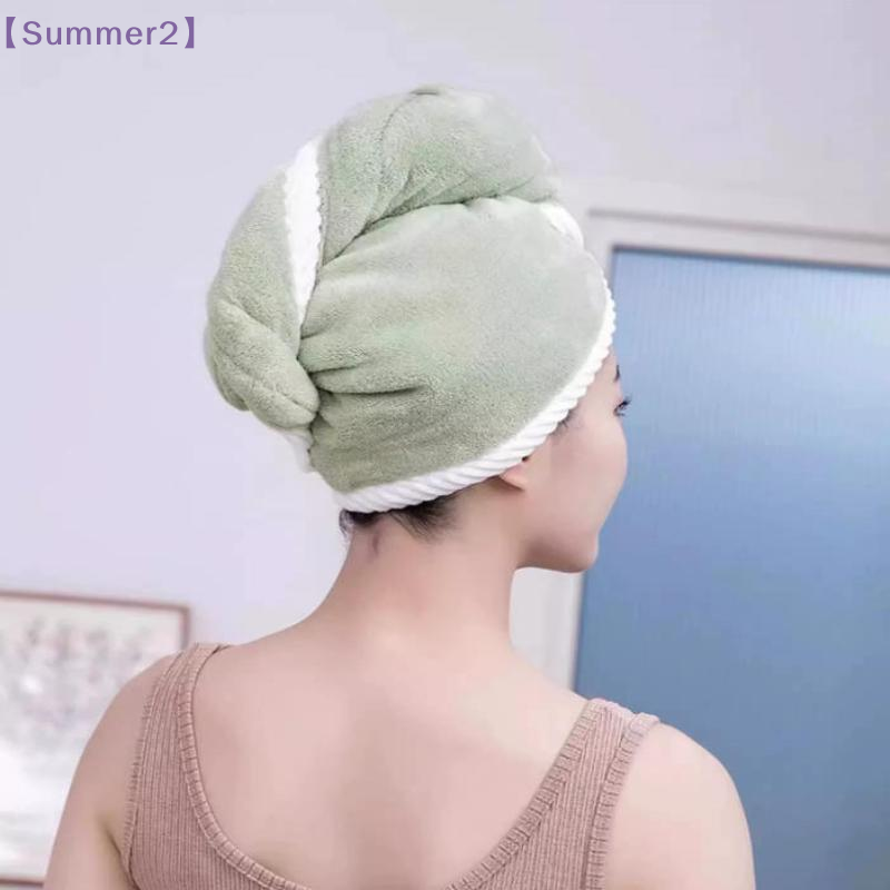 【Xia2】1/3Pcs 더블 레이어 마이크로 화이버 헤 - Hair Turban Towel 리뷰 및 가격