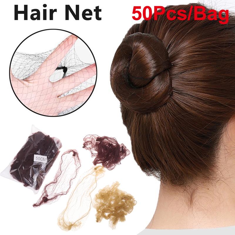 새로운 50개입 헤어넷 탄성 번들 헤어 보이지 않는 헤 - Hair Net Invisible 리뷰 및 가격