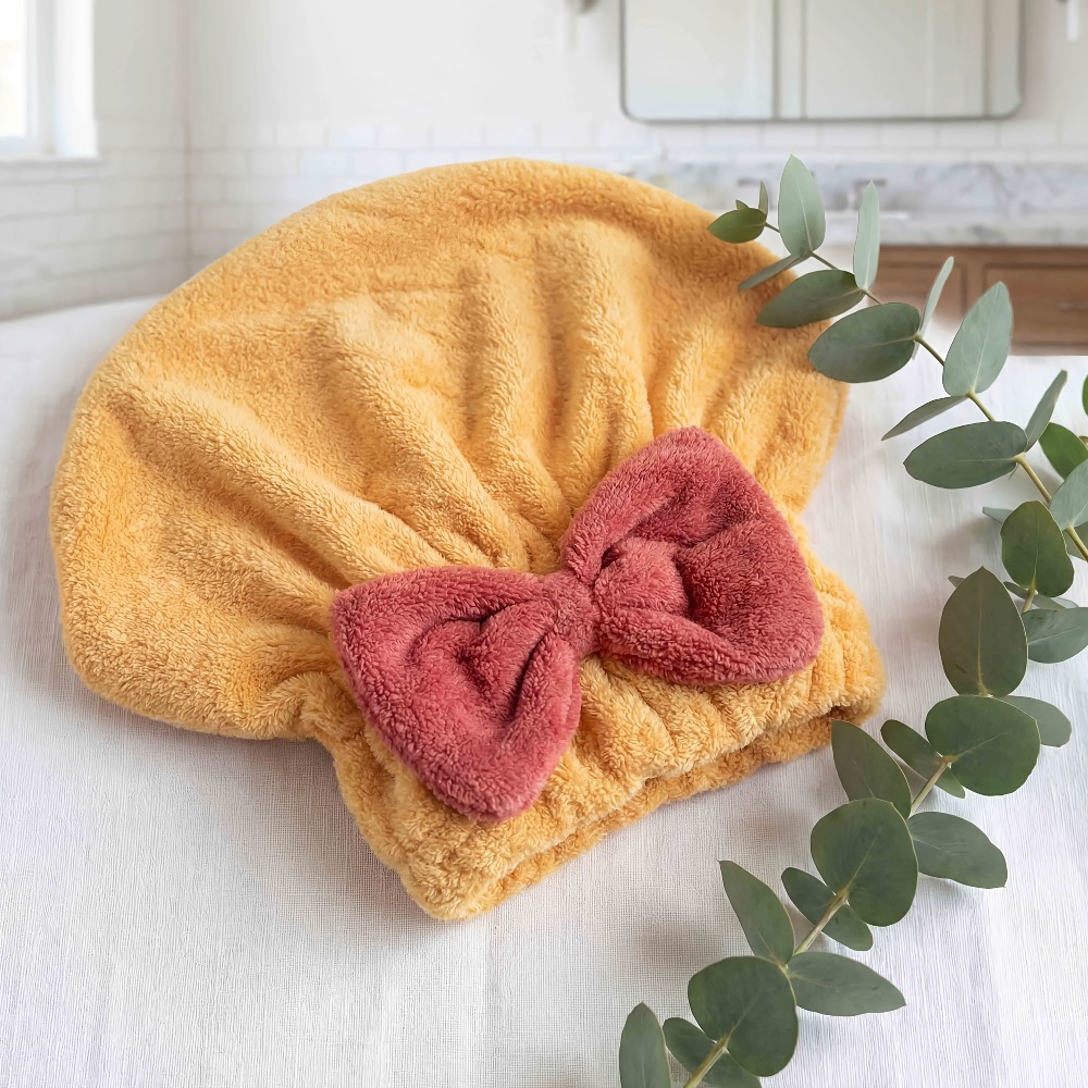 마이크로파이버 헤어 드라이캡, 퀵 드라이 헤어 타월 랩 - Hair Turban Towel 리뷰 및 가격