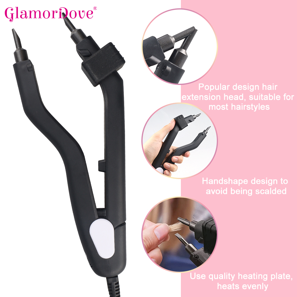 핫 퓨전 헤어 익스텐션 용융 도구, 케라틴 퓨전 본딩  - Glue Gun Hair 리뷰 및 가격