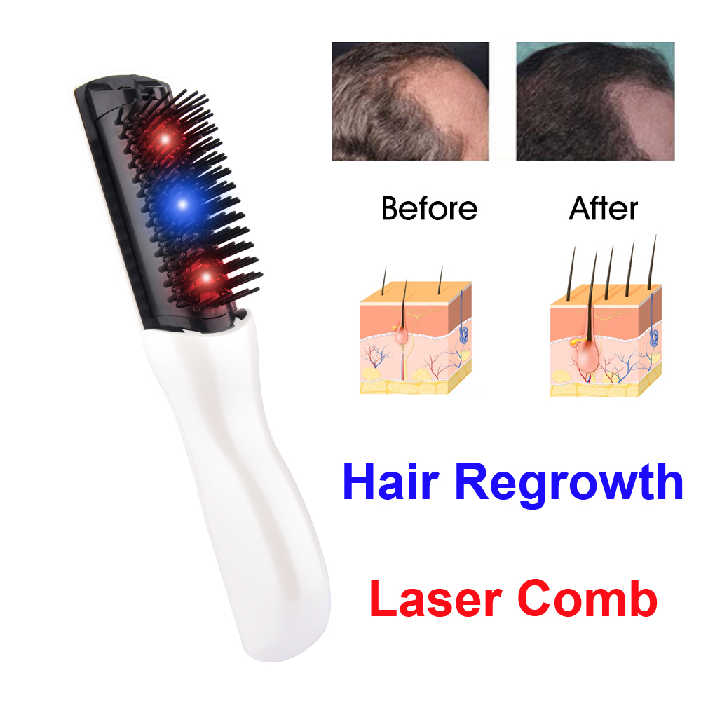 전기 레이저 발모 빗, 탈모 방지 치료, 적외선 진동  - Hair Care With Protein 리뷰 및 가격