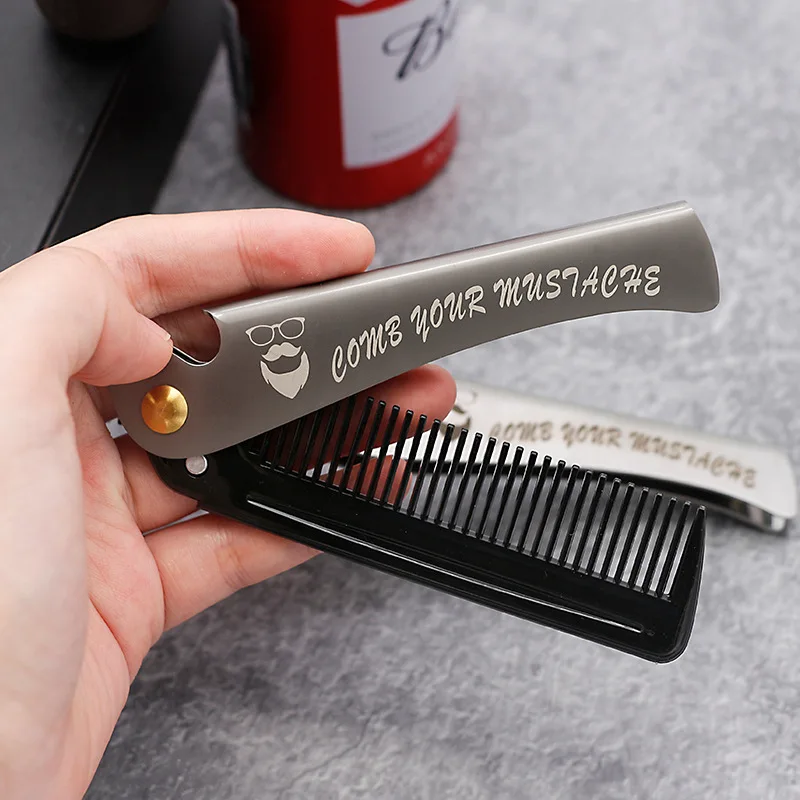 접이식 휴대용 빗 1개 - 스타일링 및 수염 관리에 사 - Hair Care China 리뷰 및 가격