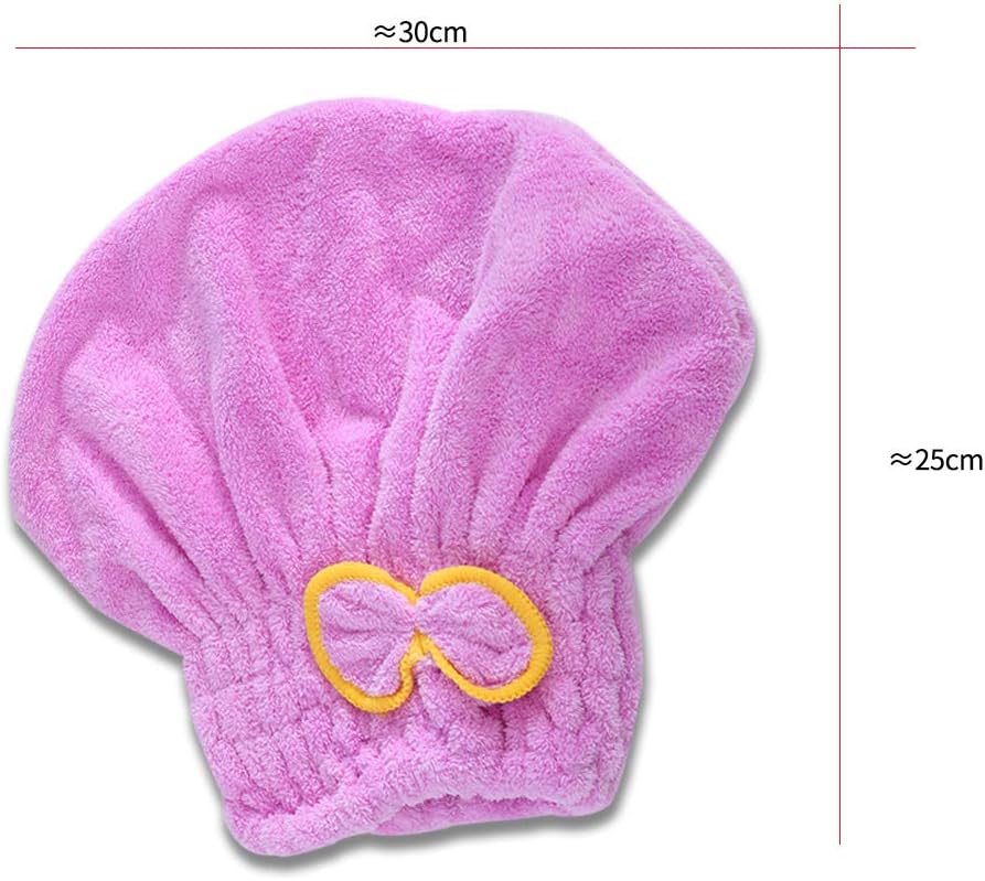 여성용 2피스 광택 마이크로파이버 헤어 타월 캡, 초흡 - Hair Turban Towel 리뷰 및 가격
