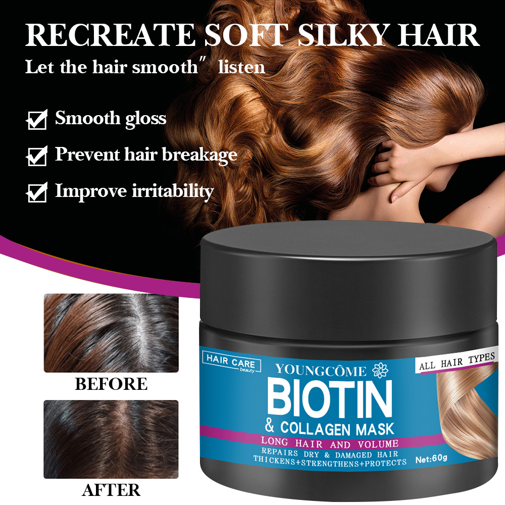 헤어 리페어 헤어 마스크 비오틴 콜라겐 케라틴 트리트먼 - Hair Care With Protein 리뷰 및 가격