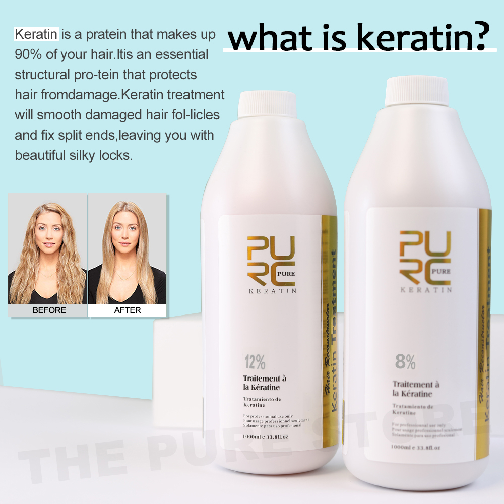 PURC 5% 케라틴 스무딩 트리트먼트, 브라질 케라틴 - Hair Care With Protein 리뷰 및 가격